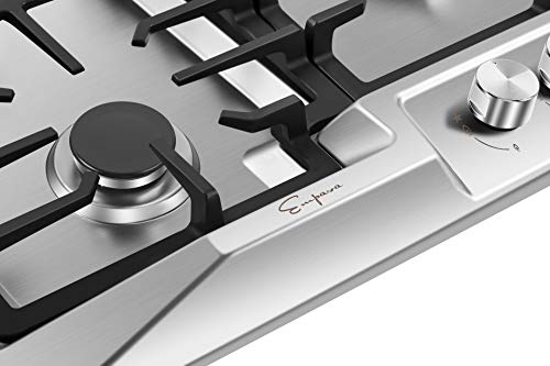 4 Empava+Stainless+Burners+Cooktop+EMPV+36GC881