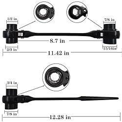 groword 2PC Reversible Ratcheting Wrench