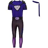 VintageCos Men's Dodgeball Globo Gym Purple Cobras Cosplay Costume Jumpsuit Halloween Party Outfits