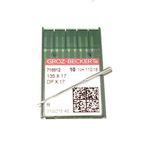 135x17 Walking Foot Industrial Sewing Needles Size 18 10 Pack Groz-Beckert