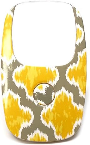 Clarity Opticard Personal Pocket Illuminated Magnifier (Yellow Ikat)