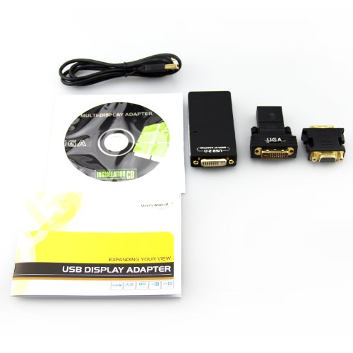 LB1 High Performance New USB 2.0 to VGA/DVI/HDMI External Video Card Multi Monitor Adapter - 2048x1152 - Thumbnail 5