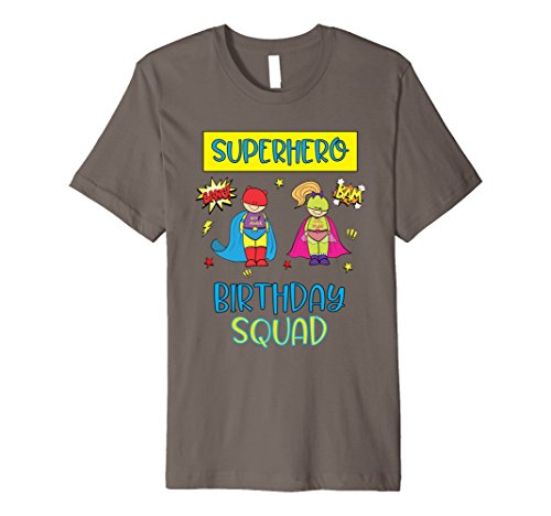 Superhero Birthday Squad Shirt Superhero Party Costumes PB1