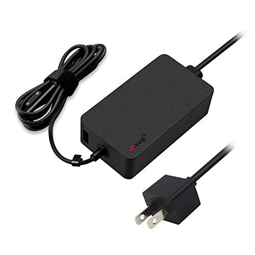 ATcuji 44W Charger for 2017 2018 Surface Laptop Surface Pro 6 Pro 4 Surface Pro 3 Microsoft 15V 2.58A 1800 Power Adapter with 5V 1A USB Port and 6.6Ft US Cord