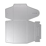 Whitelotous Scrapbooking Candy Gift Box Cutting Dies Cut Dies Stencil Metal Template Mould for DIY Scrapbook Album Paper Card (Style E)