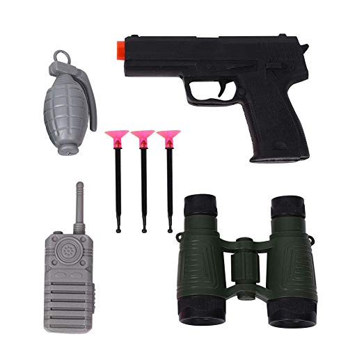 Kids Child Pretend Play Toys Accessory Tool Lots Profession Role Plays Game Toy Set(Camouflage) - Thumbnail 5