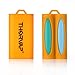Upgrade 18650 Battery Holder Silicone Case 2 Pcs -- Anti-Slip,Anti-Scratch,Drop Resistant, Eco Friendly Retail Packing, THORVAP Soft Silicone Sleeve Cover for 18650 Batteries