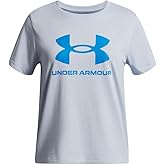 Under Armour Girls Big Logo Short Sleeve T Shirt