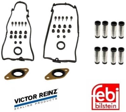 Valve Cover Gasket Kit Tubes Park Plug Sensor Seal BMW E53 E60 E63 E66 E64 E65