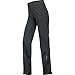 Gore Bike Wear Women's Gore-Tex Active Shell Lady Pants, Black/Neon Yellow, X-Small