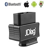 OBDKCAN OBD2 Scanner Bluetooth, Bluetooth OBD2 Scanner Code Reader Faslink M2 Professional Vehicle Diagnostic Tool Compatible iPhone, iPad & Android (Black)