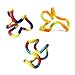 Tangle Jr. Brain Tools Classic Sensory Fidget Toy, 3 Pack, Carnival, Orange Yellow Green, Light Blue Red Yellow