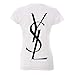 Saint Laurent YSL Woman's shirt (White, Medium)