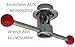 Tuna (4 Pack) UL Listed 1/2 NPT Fire Sprinkler Head 155°F (68°C) K=5.6 Pendent Spray K80 Standard Response for Automatic Fire sprinkler System Pendent Chrome
