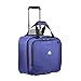 Delsey Luggage Cruise Lite Soft, Underseat Carry On Luggage, Rolling Laptop Bag, Blue