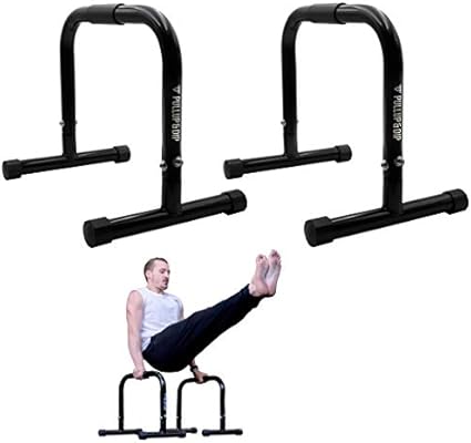 PULLUP & DIP Barras Paralelas, Fitness Parallettes De Acero ...