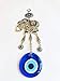 Evil Eye Car Hanging Gold Ornament Set of 4 – Turkish Greek Evil Eye Decor – Car Accessory and Charm for Protection