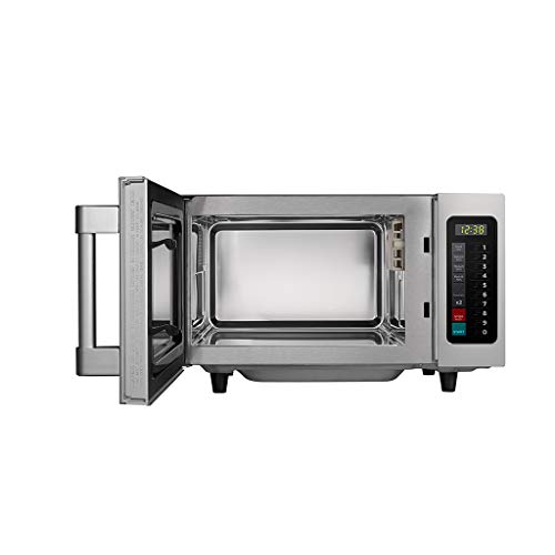 Midea Equipment 1025F1A Stainless Steel Countertop Commercial Microwave