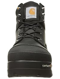 Carhartt CME6351 - Botas impermeables para hombre (6.0 in), color negro
