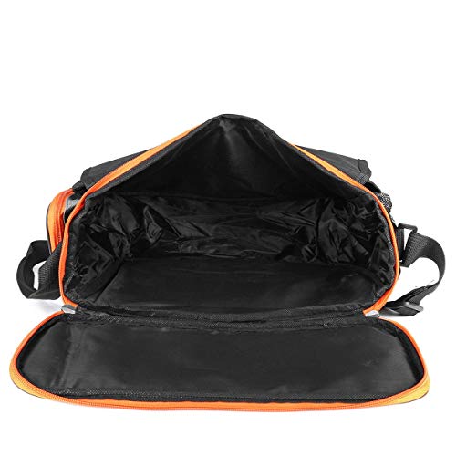 DHTOMC Angelkasten Fischen Tasche wasserdichte 1200D Oxford-Fischerei-Gerät-Beutel-bewegliche Schultertasche Schwarz… – Bild 4