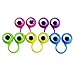 Etmact Eye Finger Puppets, Welcome to Party, A Pack of 24 Finger Puppets Finger Toy Eye for an Eye Party Packs Eye Finger Puppets Large Eye Toy Eyes Eye Puppet Puppet Toys Finger Eyes Large Puppets