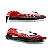 FunTech Fast RC Boat High Speed 20MPH 2.4GHz Electric Remote Controlled Boat with Rechargeable Battery for Pools Bathtubs Lakes--Best Gifts for Kids and Adults