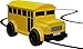 Nylea Magic Vehicles Inductive Truck [Follows Black Line] Magic Toy Car for Kids & Children - Best Toddler Toys Mini Magic Pen Inductive Fangle Kids Car Follow (Yellow School Bus)