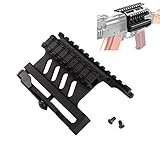 Scope Side Mount Tactical Side Rail Lock Scope Mount Base QD A-K Type Heavy Duty Fitting for 20mm Weaver Scope Airsoft (Type B)