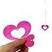 100PCS Valentines Day Red Pink White Balloons Hanging Swirls Kit, 12in Balloon Valentine's Day Wedding Bling Heart Ceiling Hanging Streamers for Sweetheart Wedding Bridal Shower Anniversary Engagement