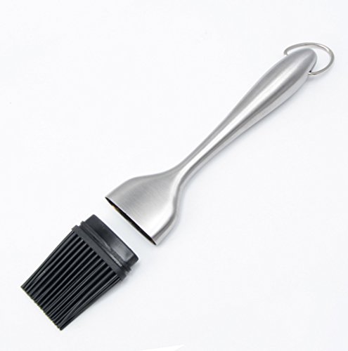 BuryTony BBQ & Grill Silicone Basting Brush For Baking Marinating Grilling W/Wall-hook FDA Approved - 8“