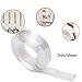 Nano Tape Roll Double Sided Adhesive Tape 16.5 FT Traceless Washable Nano Tape,Multipurpose Wall Tape Adhesive Strips Removable Transparent Tape for Home Wall Room Office Decor Phones Pictures House
