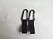 Stroller Clips Multi-purpose Hooks,Luxury Velcro, Two Great Organizer Accessories for Hanging Diaper & Shopping Bags & Purses. Universal fit, Black, 2 pack