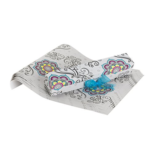 Scentennials MOSAIC HARMONY Scented Fragrant Shelf & Drawer Liners 16.5" x 22" (6 sheets) - Great for Dresser, Kitchen, Bathroom, Vanity & Linen Closet