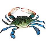 Charlotte International 6 inch Maryland Blue Crab Beach Tiki Bar Wall Decor