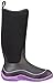 Muck Boots Hale Multi-Season Women's Rubber Boot, Black/Purple, 6 M US