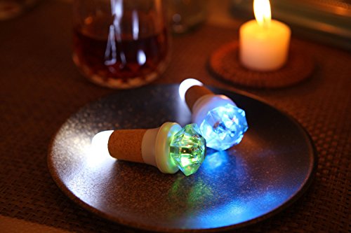 Wine Bottle Lights USB Rechargeable, 7 Color LED Cork Lights for Christmas Wedding Party