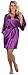 VEAMI Women's Short Kimono Robe-Majestic Violet-Small, Bridesmaid Edition