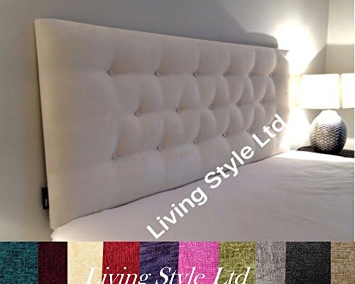 luxisleepltd Stylish Luton Headboard Finished In A Luxury Chennile Fabric (5FT, mink)