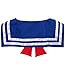 Sailor Costume Collar Blue and Red for Women by elope