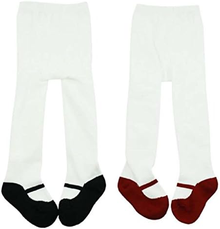 Comifun Baby Girl Infant Toddler Mary Jane Tight-Shoe Look Cotton Gift Legging Pants 6-12 Months/1-3 Years
