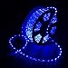 Ainfox LED Rope Light, 100Ft 1080 LEDs Indoor Outdoor Waterproof LED Strip Lights Decorative Lighting Kit (Blue)