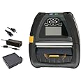 QLn420 Barcode Label Mobile Printer, Wireless Bluetooth and WiFi 802.11a/b/g/n, Rugged, 4 Inch, Direct Thermal, Belt Clip, Charger (Renewed)