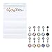 BodyJ4You 10PC Belly Button Rings Set - 14G Hypoallergenic Surgical Stainless Steel - Colorful CZ Crystals Navel Barbell Stud - Women Girls Body Piercing Jewelry