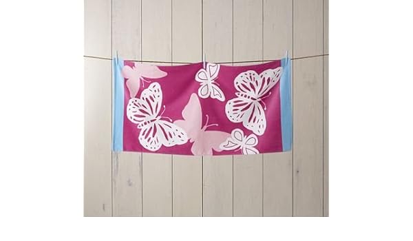 Amazon Com Pottery Barn Kids Butterfly Mini Beach Towel Home