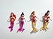 E&L Set of 8 pcs Mermaid Dolls, 3.9
