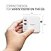 Spigen Essential F202 USB Wall Charger 2-Port 4.8 Amp USB Travel Charger Folding Plug for iPhone X / 8/8 Plus / 7/7 Plus / 6S / 6S Plus/Galaxy S9 / S9 Plus/Note 8 / S8 / S8 Plus & More - White
