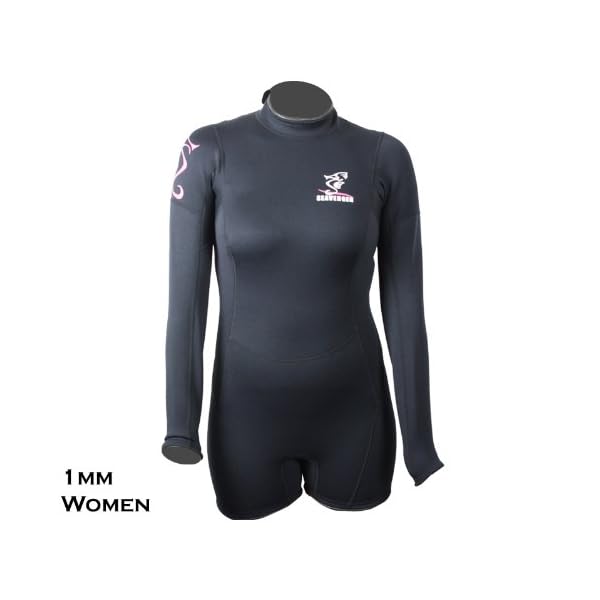 SEAVENGER-Exclusive-Unique-1MM-Long-Sleeve-Shorty-Good-for-Surfing-Diving-and-Snorkeling-in-Tropics