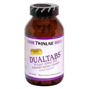 Amazon.com: Twinlab DualTabs Mega Vitamin and Mineral Formula, 200 ...