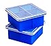 Kelsey Adele King Cube Ice Tray with Lid - Premium Silicone Mold for 2