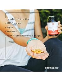 Curcumina Turmerica con jengibre y bioperina, 95% Curcuminoides, Premium Vegan Black Pepper y Ginger Extract Cápsulas, Empaquetado con Antioxidante, Apoyo Cardiovascular y Función Cerebro -120 Cápsulas